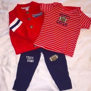 3 Piece Set - Carter's Jacket, Shirt & Pants - 12M